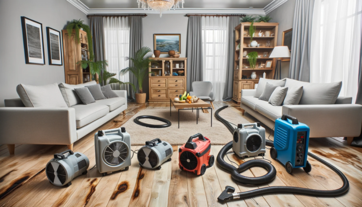 water damage and water removal equipment